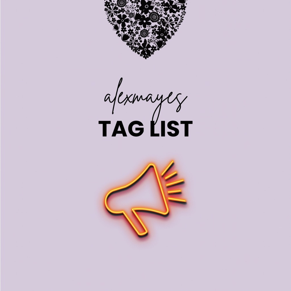 Like to get tagged in my Lives! 💜